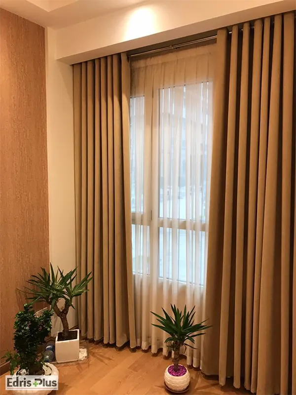 پرده پانچی ساده