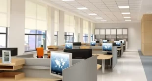 بزرگ نشان دادن محیط اداری