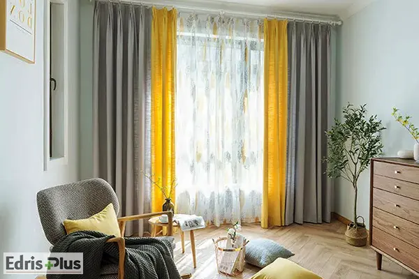 رنگ‌های زرد و خاکستری
