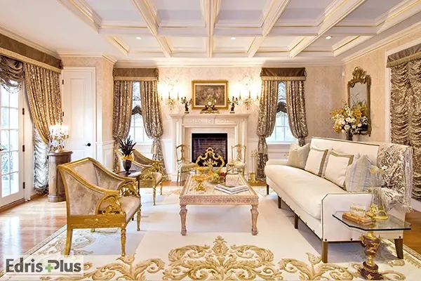 دکوراسیون طلایی کلاسیک