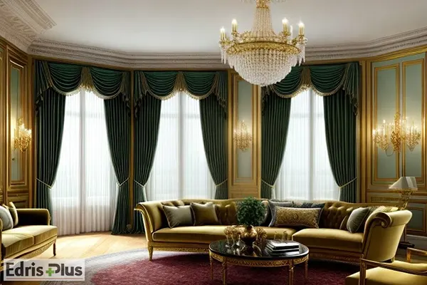 ترکیب رنگ سبز و طلایی در دکوراسیون