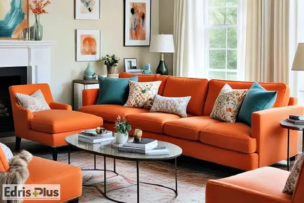 پذیرایی نارنجی پذیرایی نارنجی