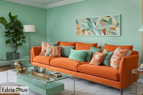 دکوراسیون نارنجی سبز دکوراسیون نارنجی سبز