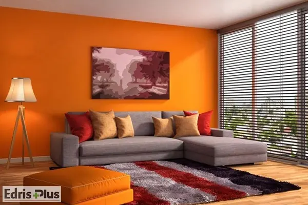 مبل طوسی نارنجی مبل طوسی نارنجی