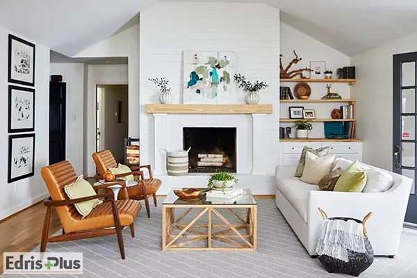 دکوراسیون سفید صدفی ویلا