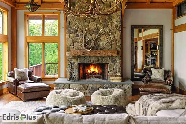 سبک روستیک در معماری داخلی