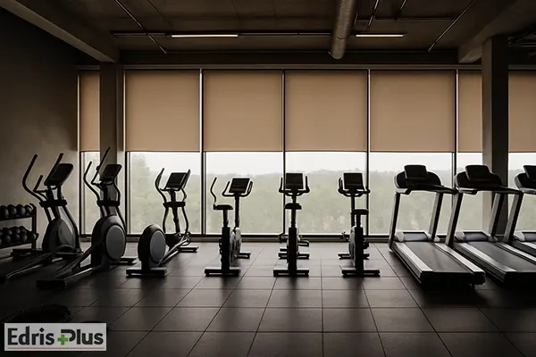 پرده های مناسب برای فضا های ورزشی و باشگاه ها