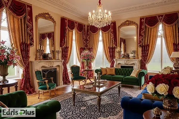 پرده سلطنتی برای اتاق پذیرایی پرده سلطنتی برای اتاق پذیرایی