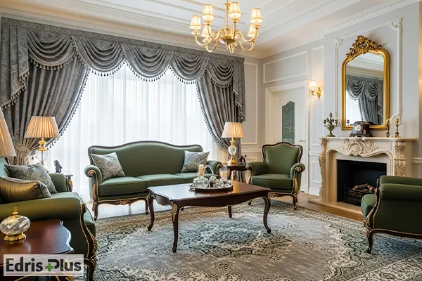 پرده طوسی با چه فرشی ست میشه؟