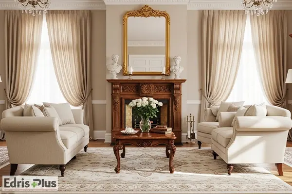 پرده با رنگ بژ پرده با رنگ بژ