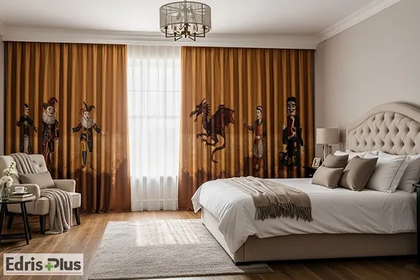 پرده اتاق خواب چاپی پرده اتاق خواب چاپی