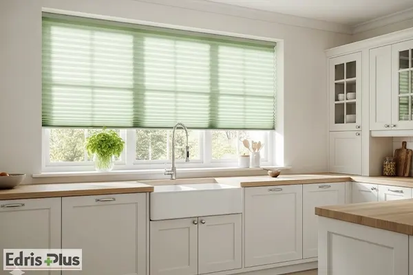 پرده شید پلیسه آشپزخانه پرده شید پلیسه آشپزخانه