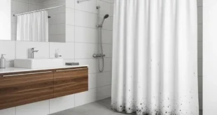 از بین بردن لکه کپک روی پرده