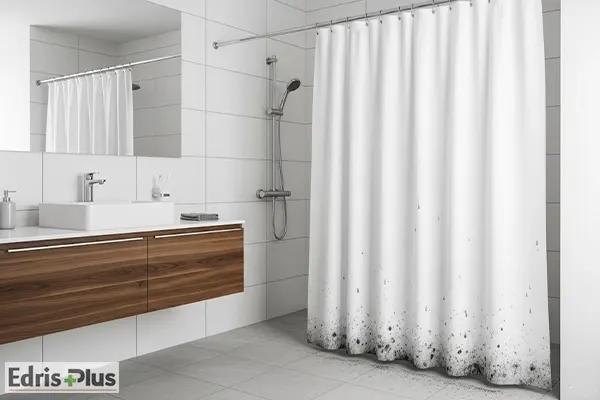 از بین بردن لکه کپک روی پرده