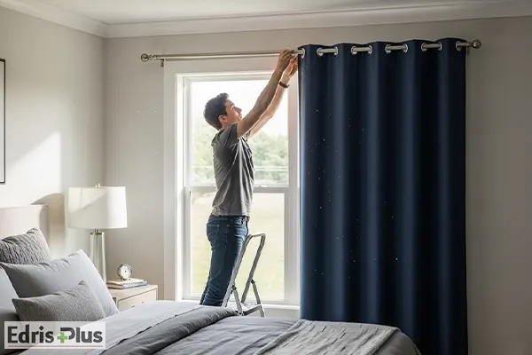 مراحل از بین بردن لکه کپک روی پرده