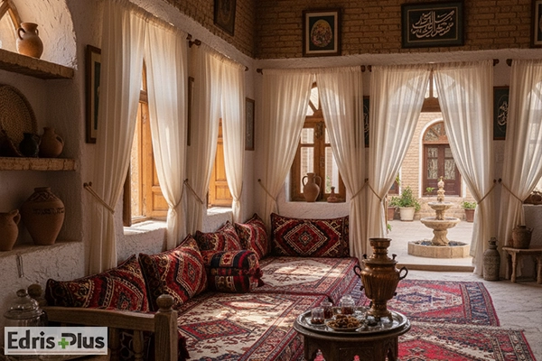 مدل پرده برای خانه روستایی