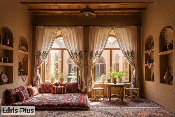 پرده سنتی برای روستا