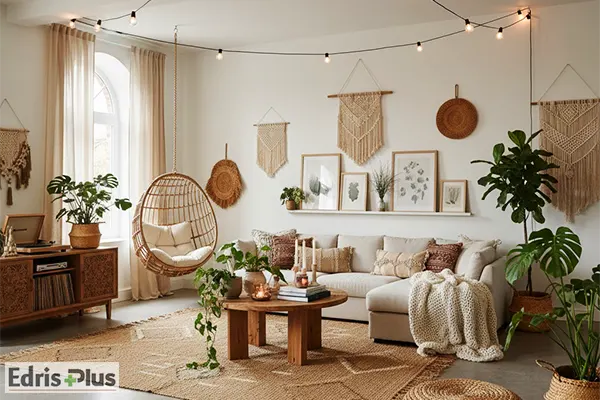 سبک بوهو در اتاق نشیمن