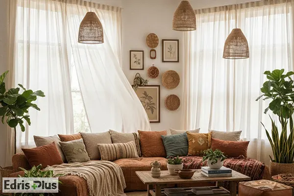 پرده‌های لینن و حریر