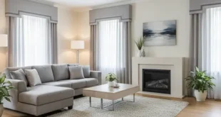 رنگ های پرده مناسب دیوار کرم