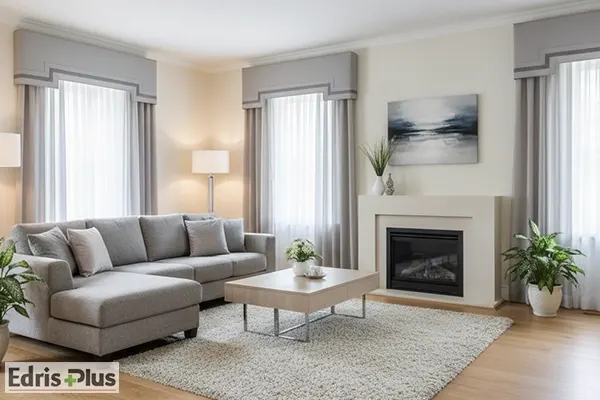 رنگ های پرده مناسب دیوار کرم