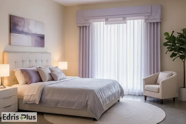 پرده اتاق خواب یاسی