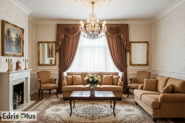 پرده قهوه ای سلطنتی