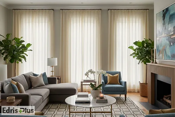 پرده مینیمال اتاق پذیرایی پرده مینیمال اتاق پذیرایی