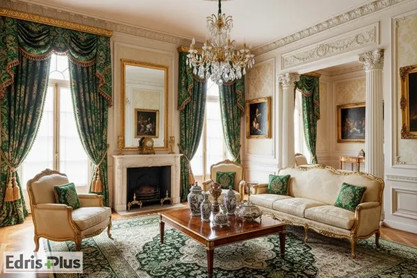 پرده برای خانه کلاسیک