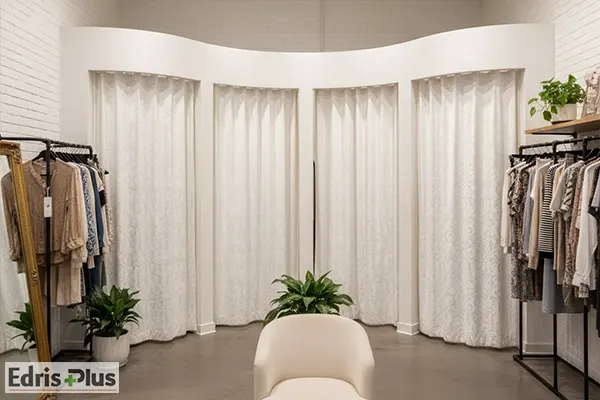 پرده مخمل سفید پرده مخمل سفید