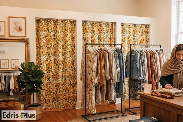 پرده طرحدار اتاق پرو پرده طرحدار اتاق پرو