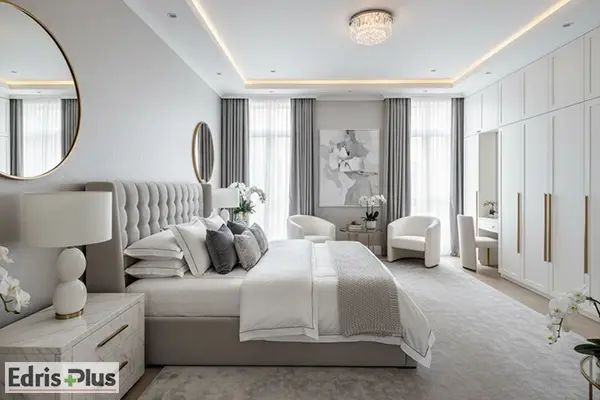 اتاق خواب لاکچری طوسی اتاق خواب لاکچری طوسی