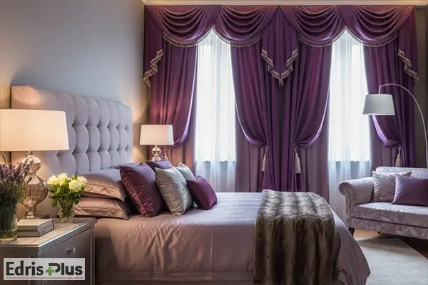 پرده سلطنتی بنفش پرده سلطنتی بنفش