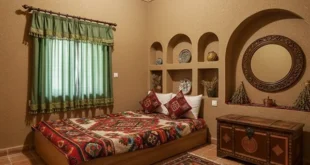 پرده خاص برای خانه روستایی