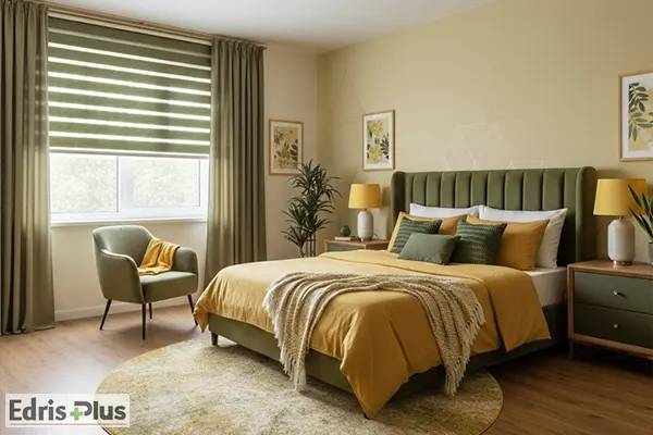 دکوراسیون زرد و سبز زیتونی دکوراسیون زرد و سبز زیتونی