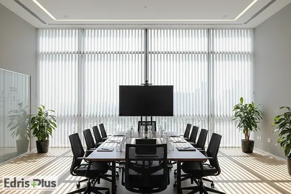 پوشاندن پنجره با پرده ورتیکال