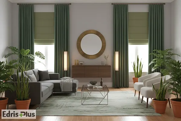 پرده برای پنجره های بلند