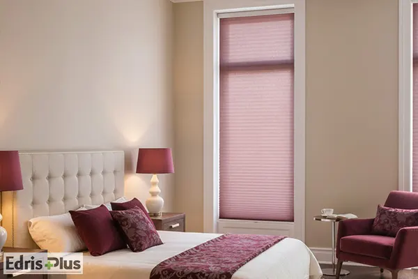 پرده شید پلیسه اتاق خواب