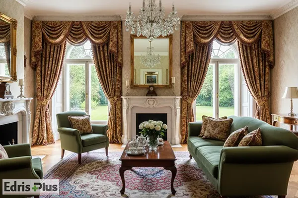 پرده کلاسیک پذیرایی