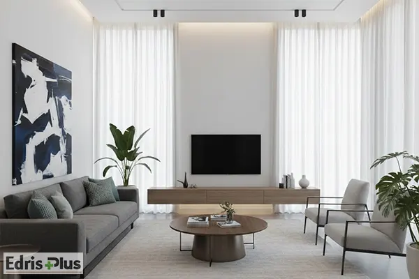 پرده پذیرایی مدرن پرده پذیرایی مدرن