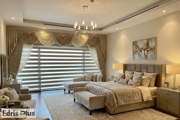 پرده اتاق خواب مدرن پرده اتاق خواب مدرن