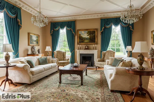 پرده پذیرایی فیروزه ای دگرگون کننده پرده پذیرایی فیروزه ای دگرگون کننده