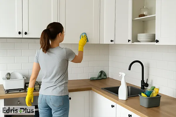 مراحل خانه تکانی آشپزخانه