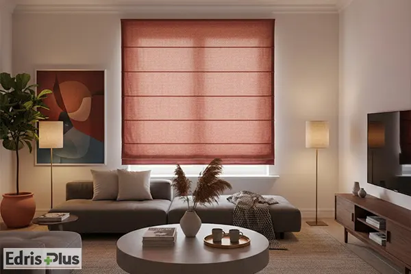 پرده لینن رومن