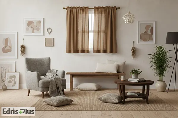 پرده لینن ظریف