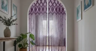 پرده مکرومه برای راهرو