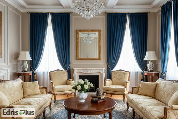 معرفی پرده مناسب برای مبل فرانسوی