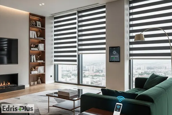 پرده برقی مدرن