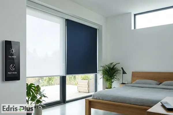 پرده برقی بالارو