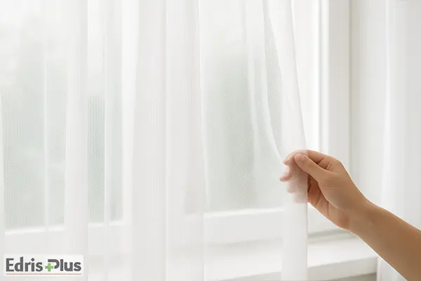 پرده توری با چی تمیز میشه؟